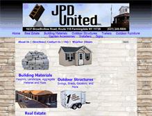 Tablet Screenshot of jpdunited.com